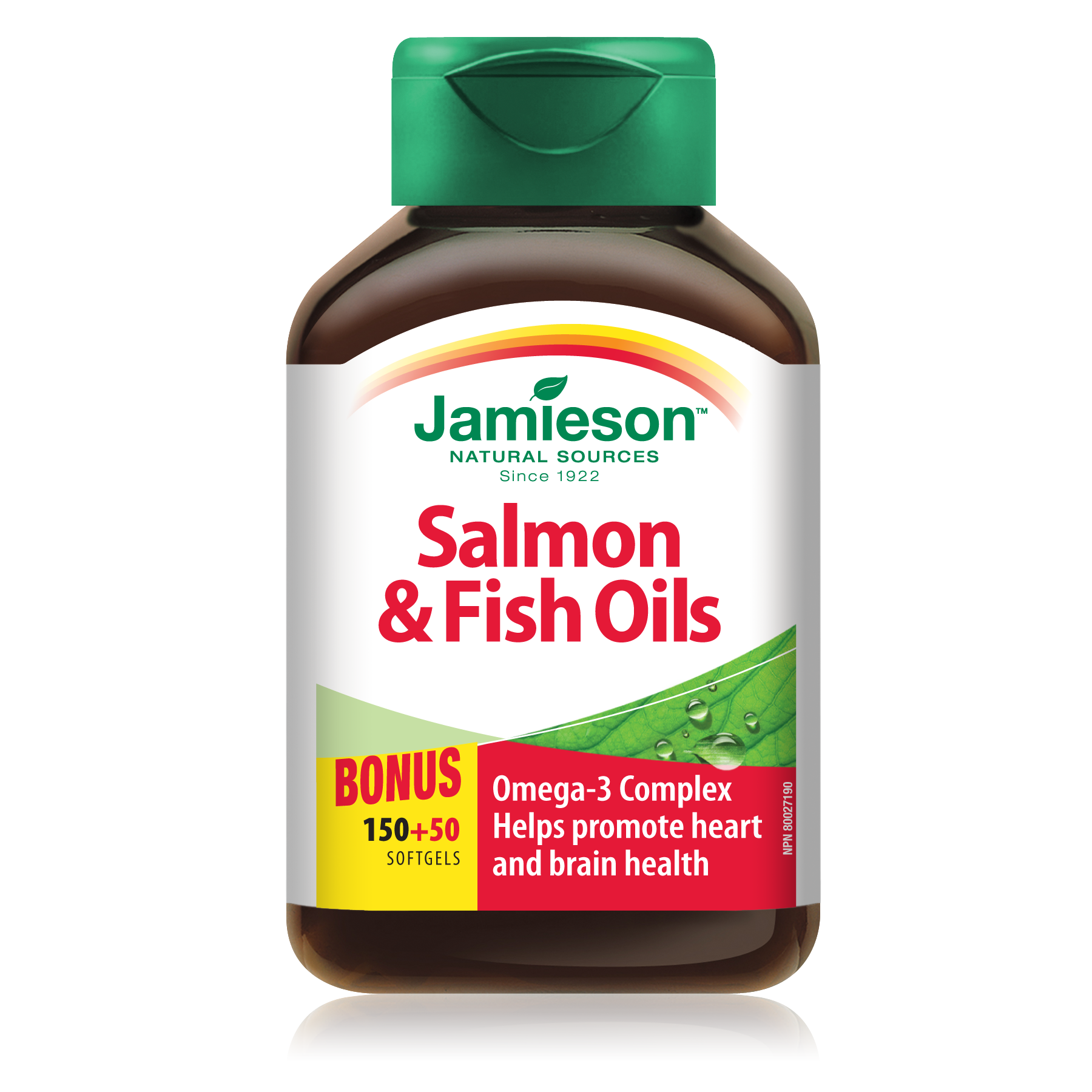 Jamieson Salmon & Fish Omega-3 Complex 200 Softgels