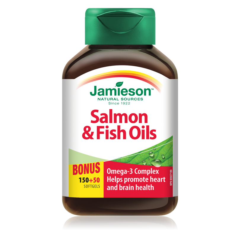 Jamieson Salmon & Fish Omega-3 Complex 200 Softgels