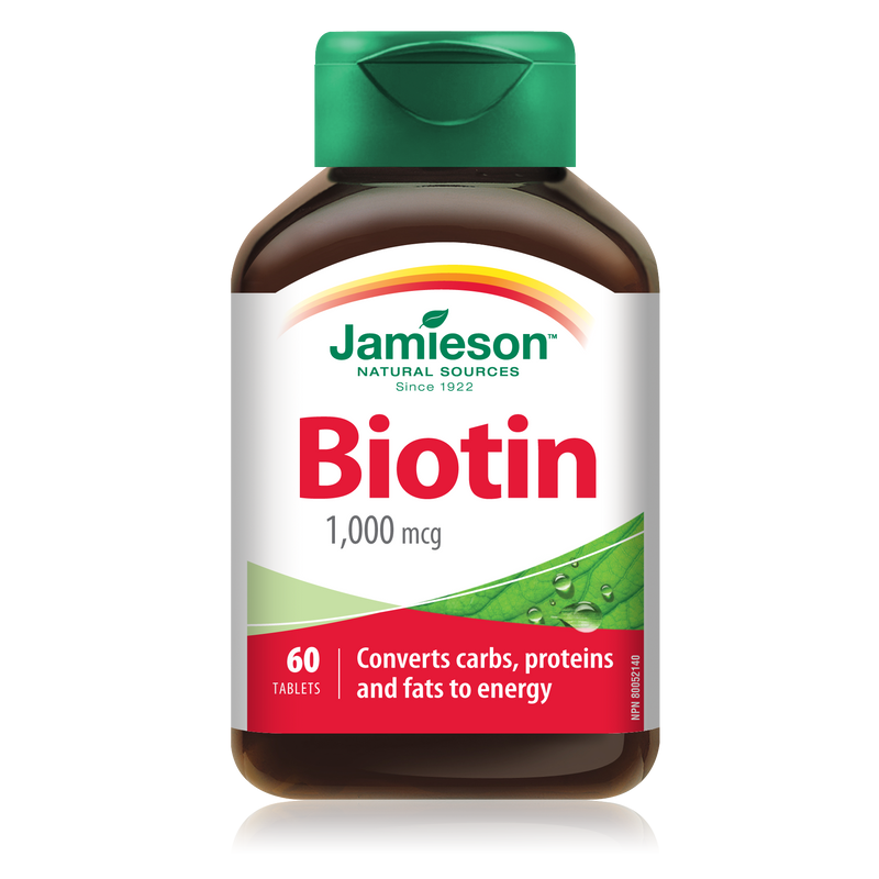 Jamieson  Biotin 60 Tablets / 10000mcg