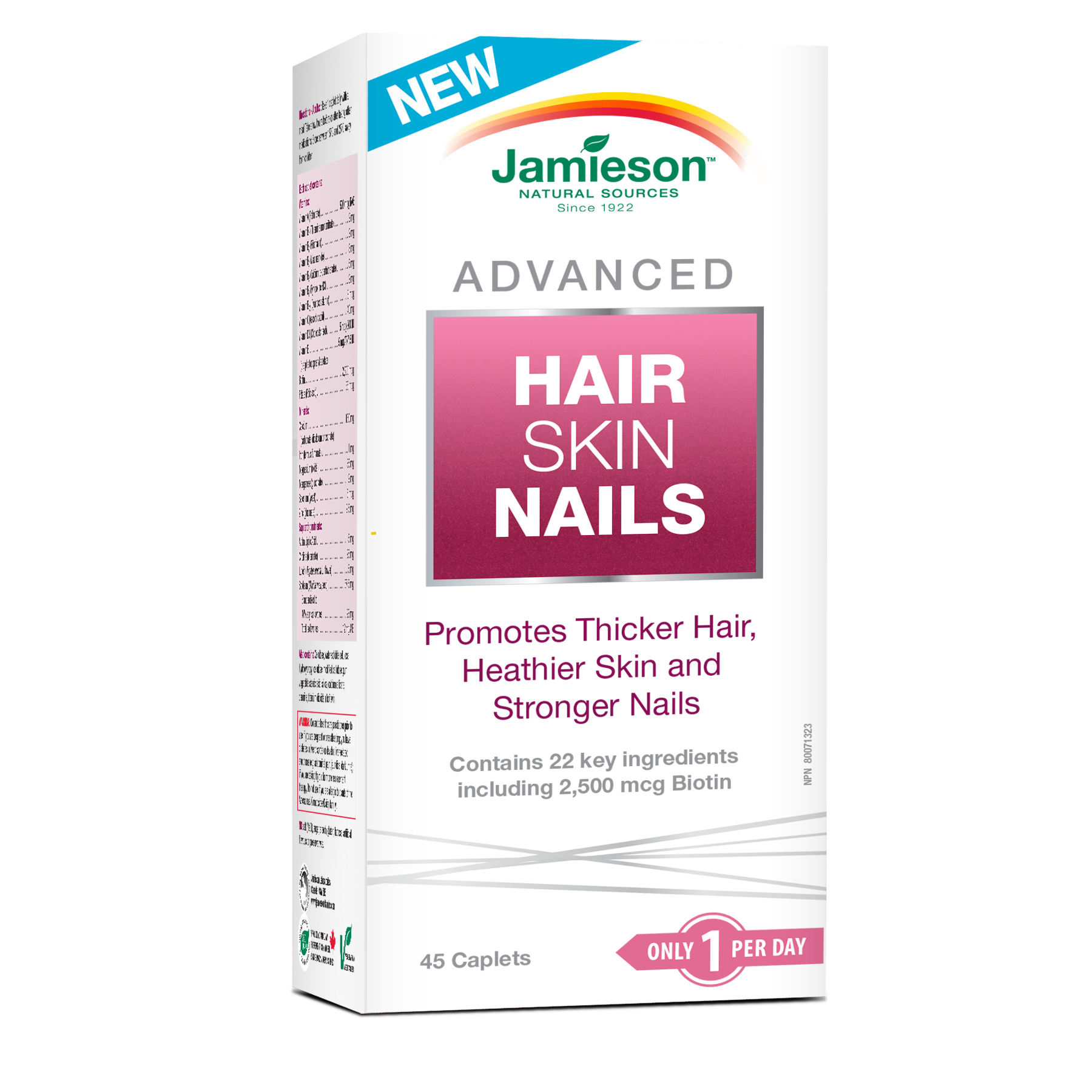 Jamieson Advanced Hair, Skin, Nails 45 Caplets