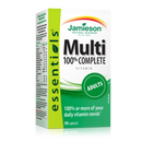 Jamieson 100% Complete Multi Adult - 90 Caplets - Multivitamin