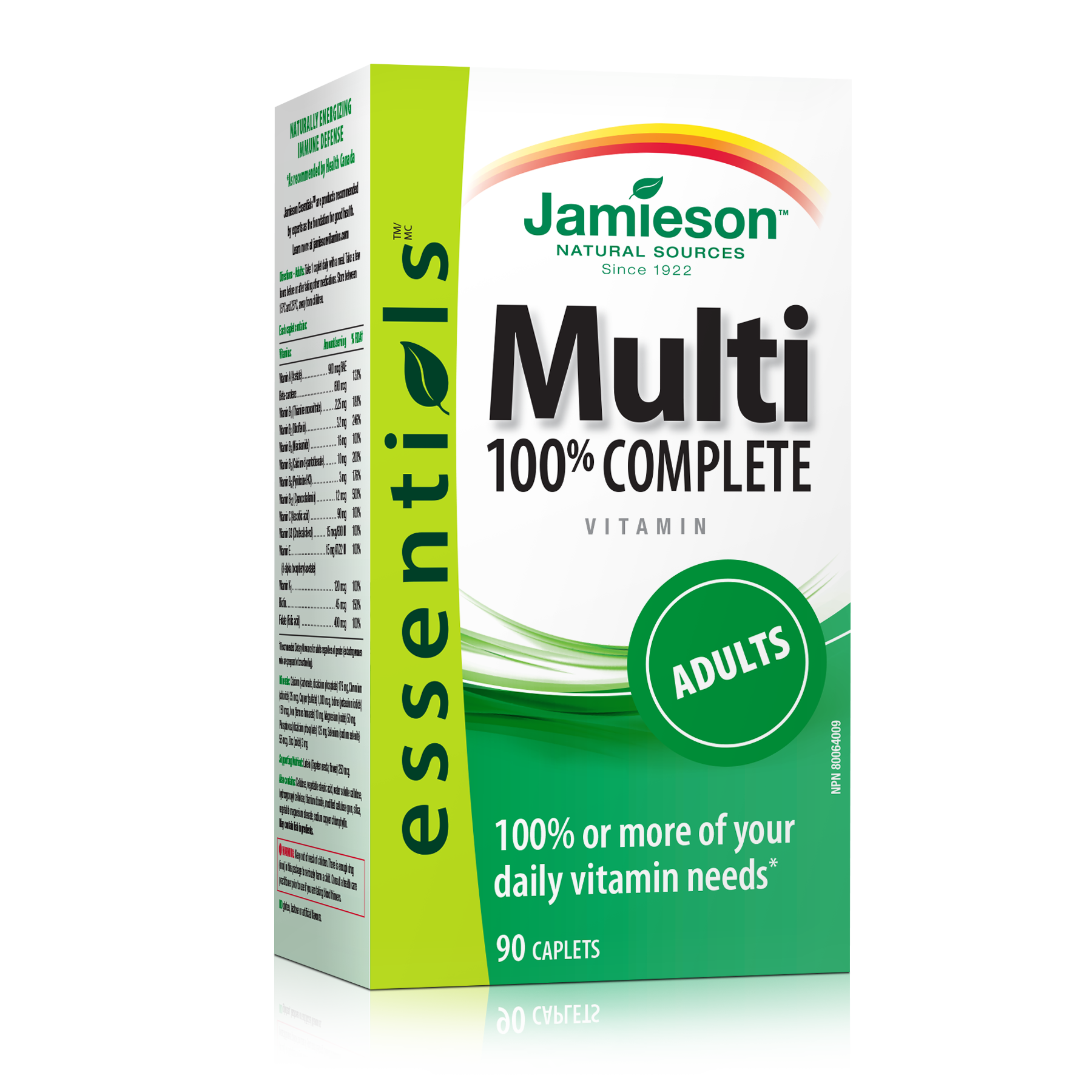 Jamieson 100% Complete Multi Adult 90 Caplets