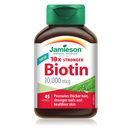Jamieson Biotin Softgels - 45 Softgels 10,000mcg 11 30 2025 - Vitamin B