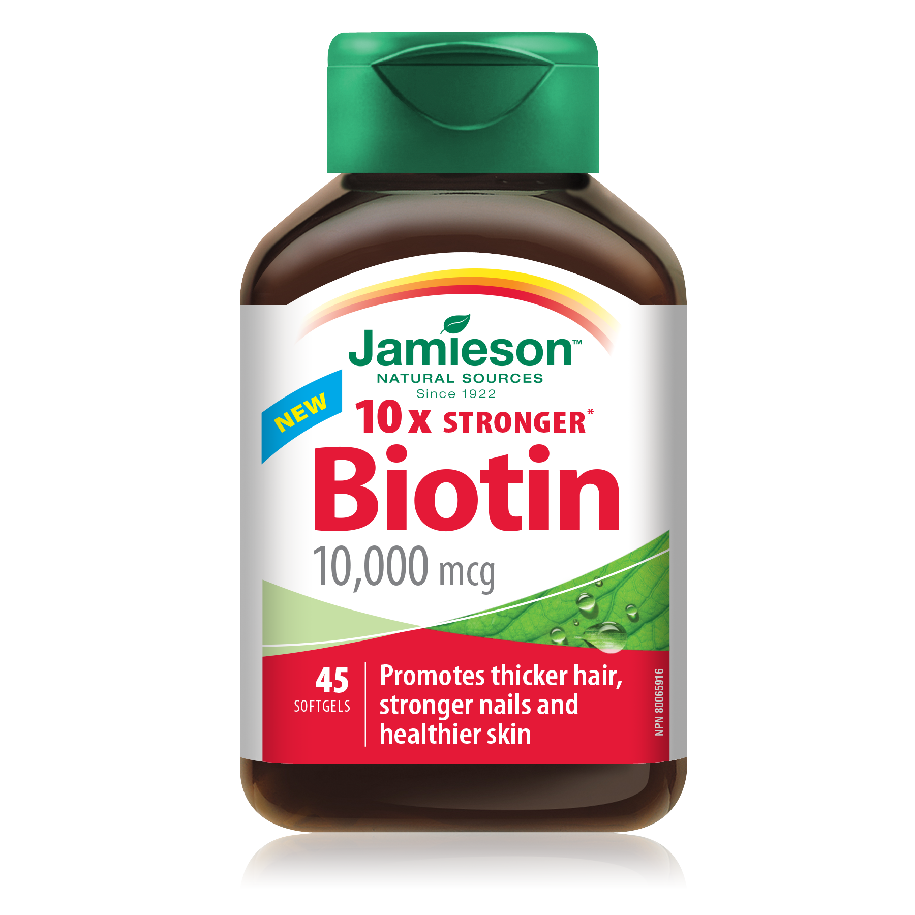 Jamieson Biotin Softgels - 45 Softgels 10000mcg - - Vitamin B