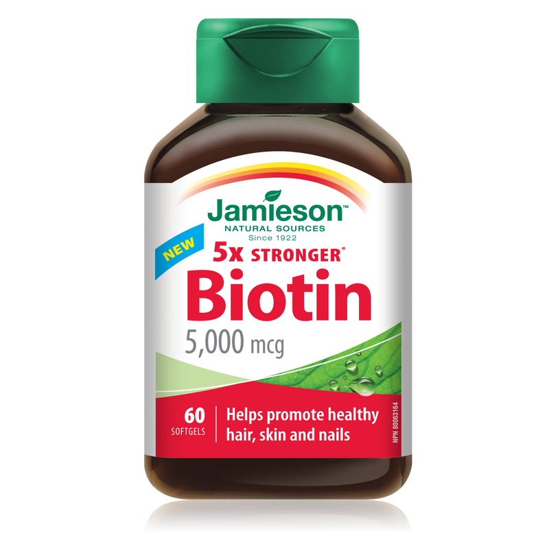 Jamieson  Biotin Softgels 60 Softgels / 5000mcg