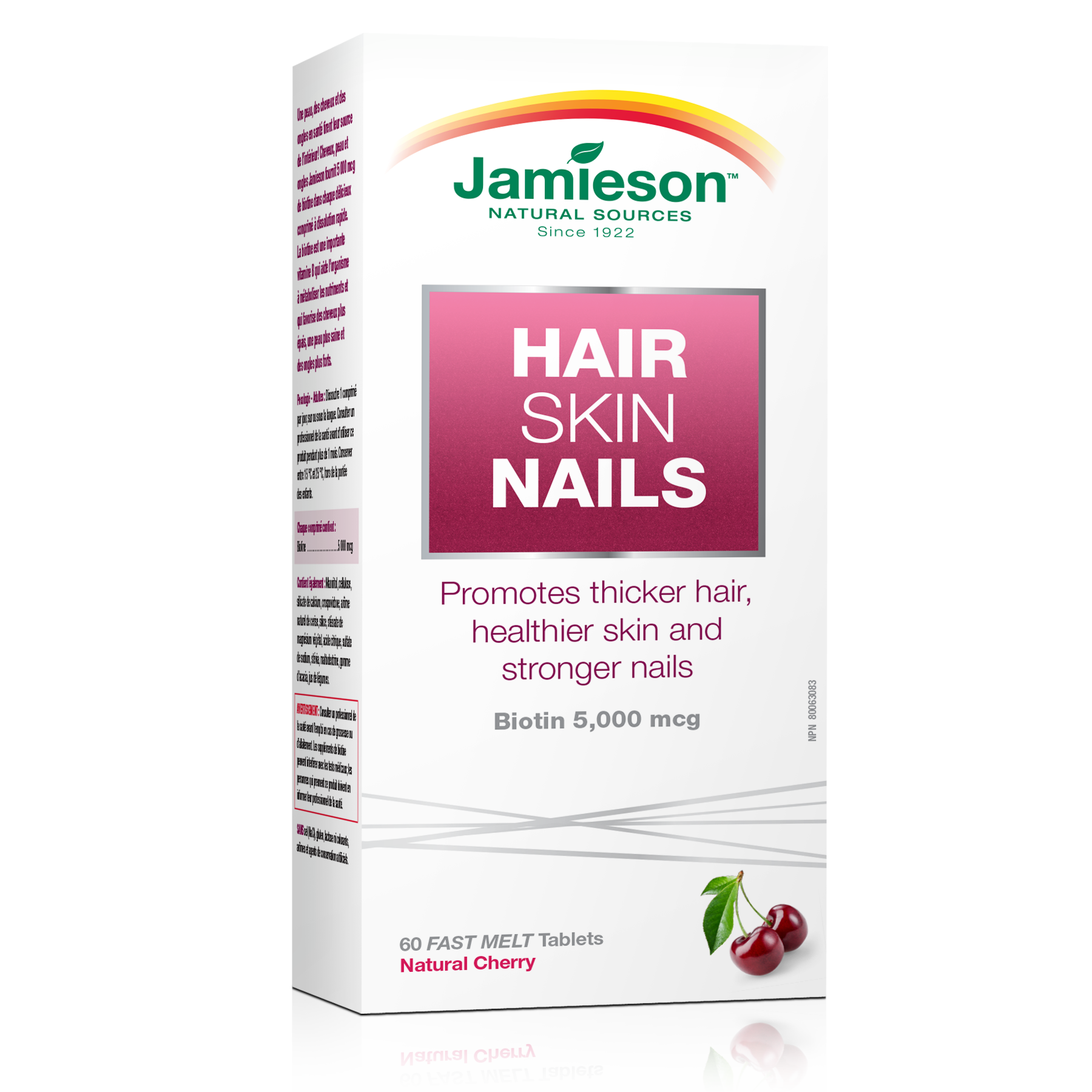 Jamieson Biotin Hair-Skin-Nail - 60 Tablets - Vitamin B