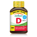 Jamieson Vitamin D3 - 500 Tablets 1000 IU - - Vitamin D