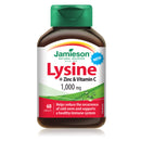 Jamieson Lysine + Zinc & Vitamin C - 60 Caplets - Amino Acids