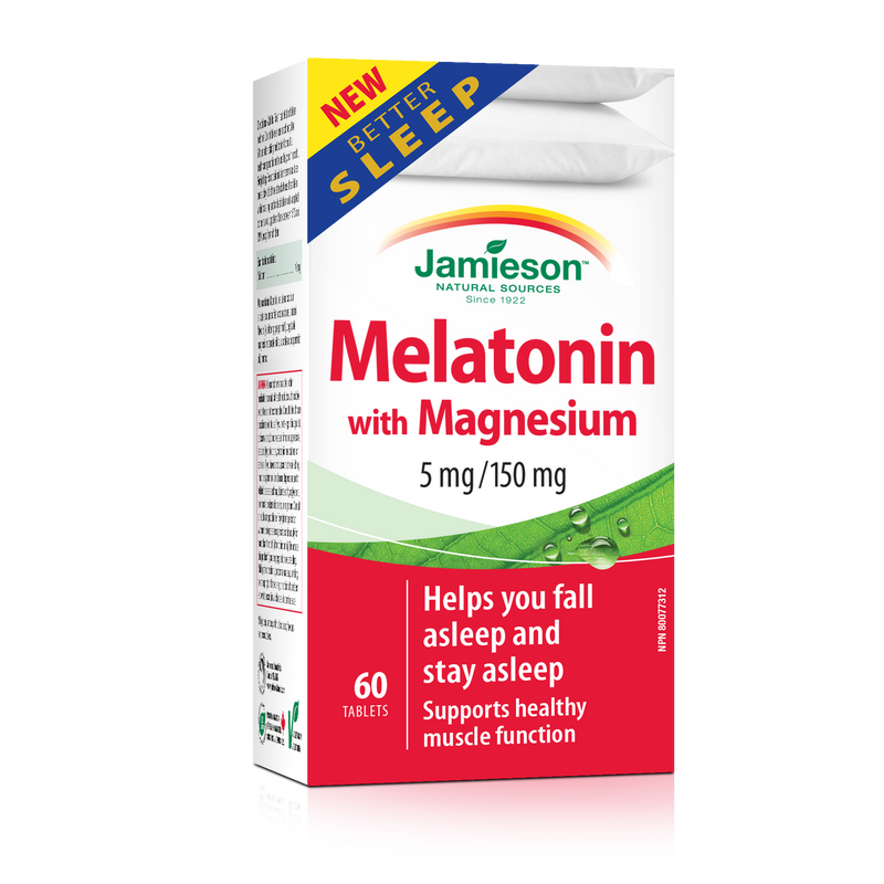 Jamieson Melatonin with Magnesium - 60 Tablets - Mela