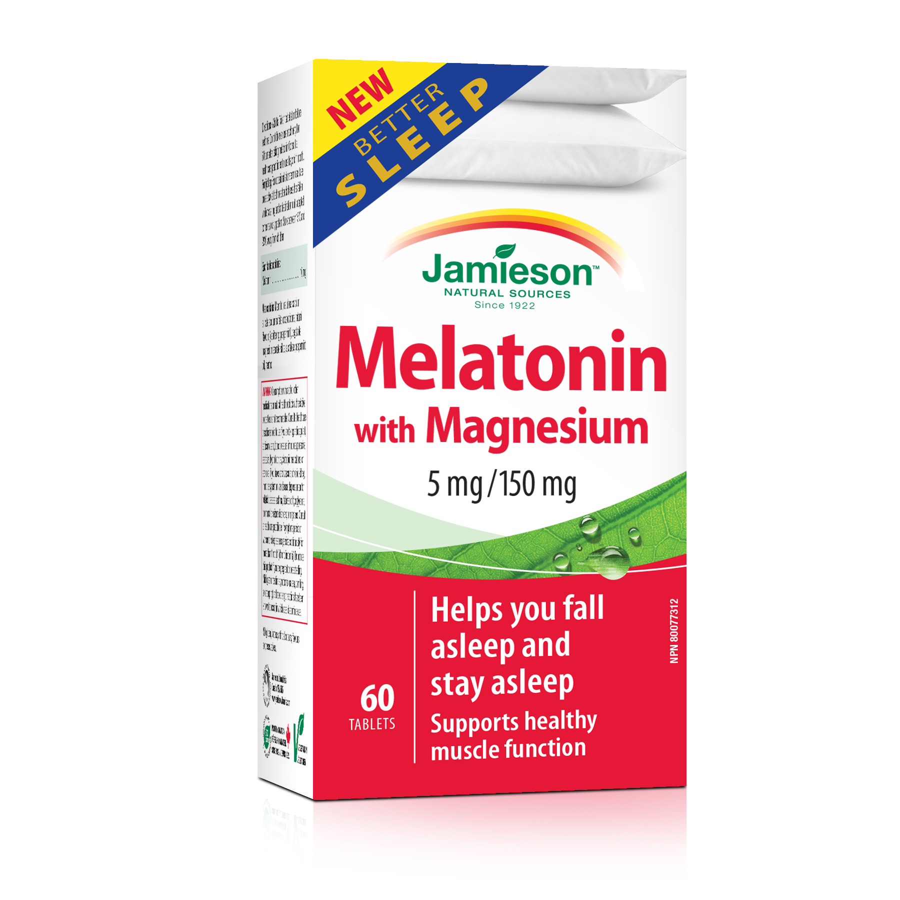 Jamieson Melatonin with Magnesium 60 Tablets