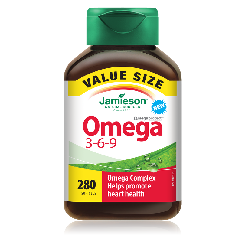 Jamieson OmegaProtect Omega 3-6-9 280 Softgels