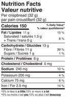 KZ Clean Eating Organic Crispbread - Original 160g - Crisps