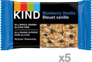 KIND Healthy Grains Granola Bar - Blueberry Vanilla Pack Of 5 - Bars