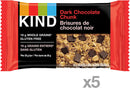 KIND Healthy Grains Granola Bar - Dark Chocolate Chunk Pack Of 5 - Bars