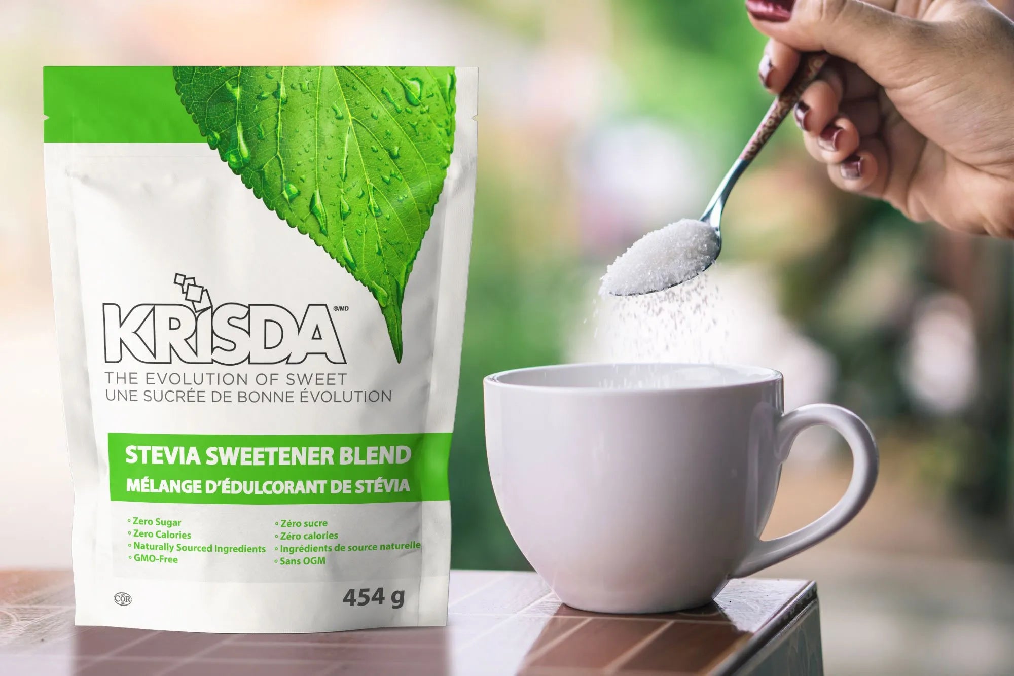 Krisda Stevia Sweetener Blend 454g