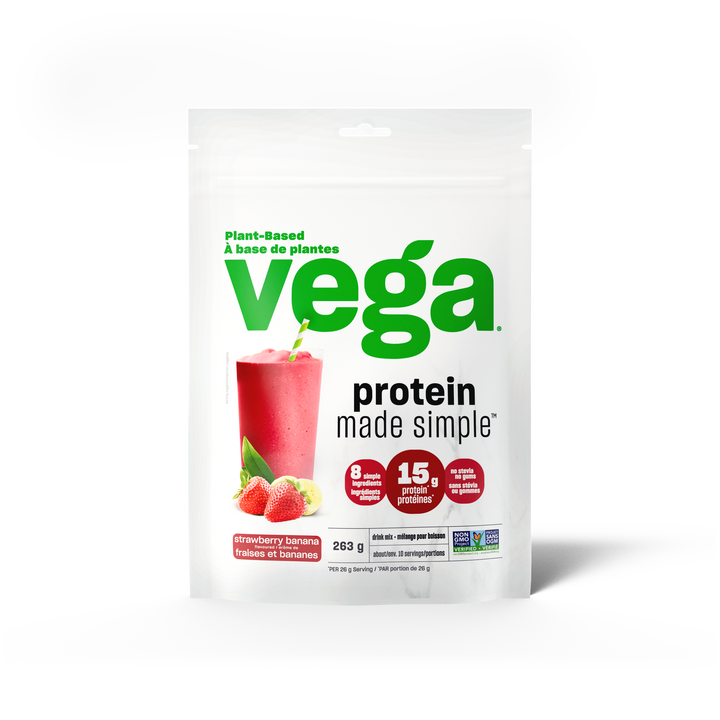 Vega Protein Made Simple - Strawberry Banana 263g - Protein Powder