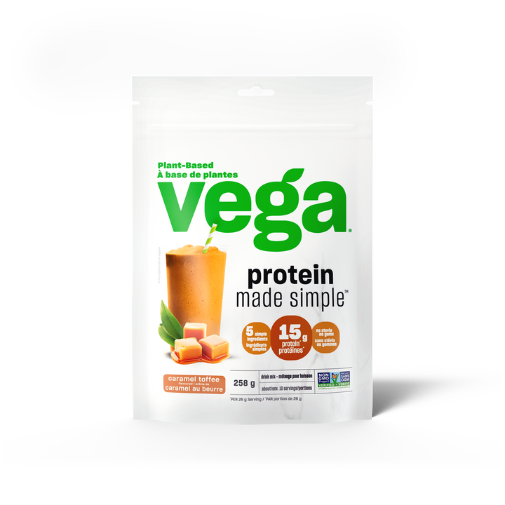 Vega Protein Made Simple - Caramel Toffee 258g - Protein Powder