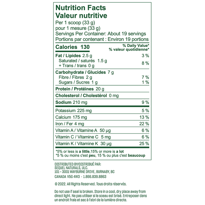 Vega Protein & Greens - Chocolate 618g - - Protein Powder