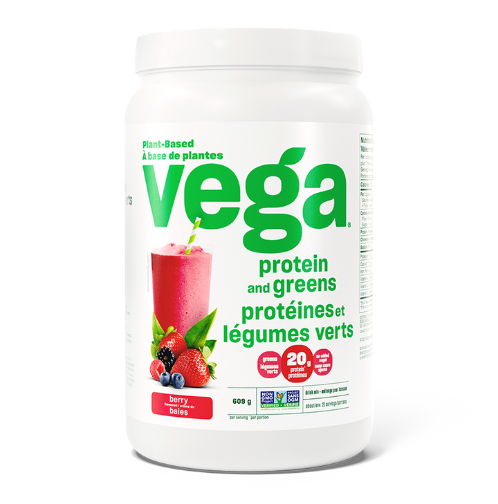 Vega Protein & Greens - Berry 609g - - Protein Powder