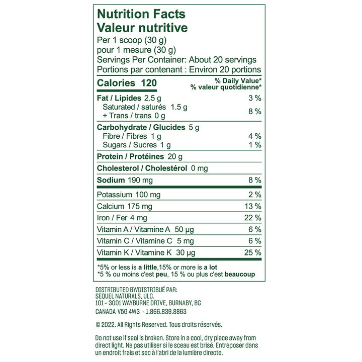 Vega Protein & Greens - Vanilla 614g - - Protein Powder