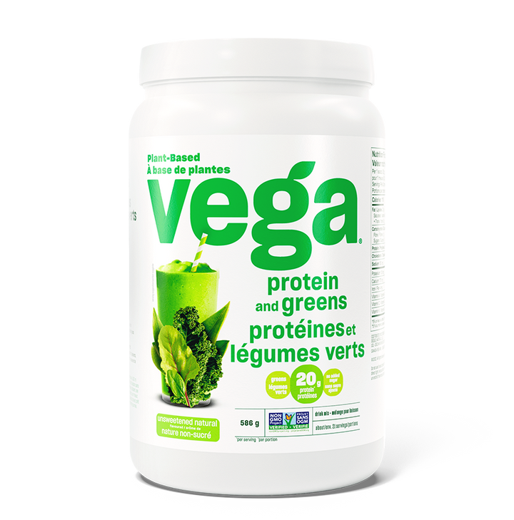 Vega Protein & Greens - Natural 586g - - Protein Powder