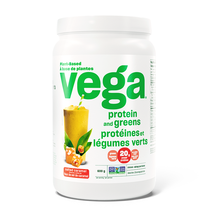 Vega Protein & Greens - Salted Caramel 600g - - Protein Powder