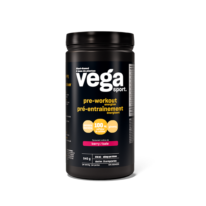 Vega Sport Pre-Workout Energizer - Berry 540g - Pre-workout