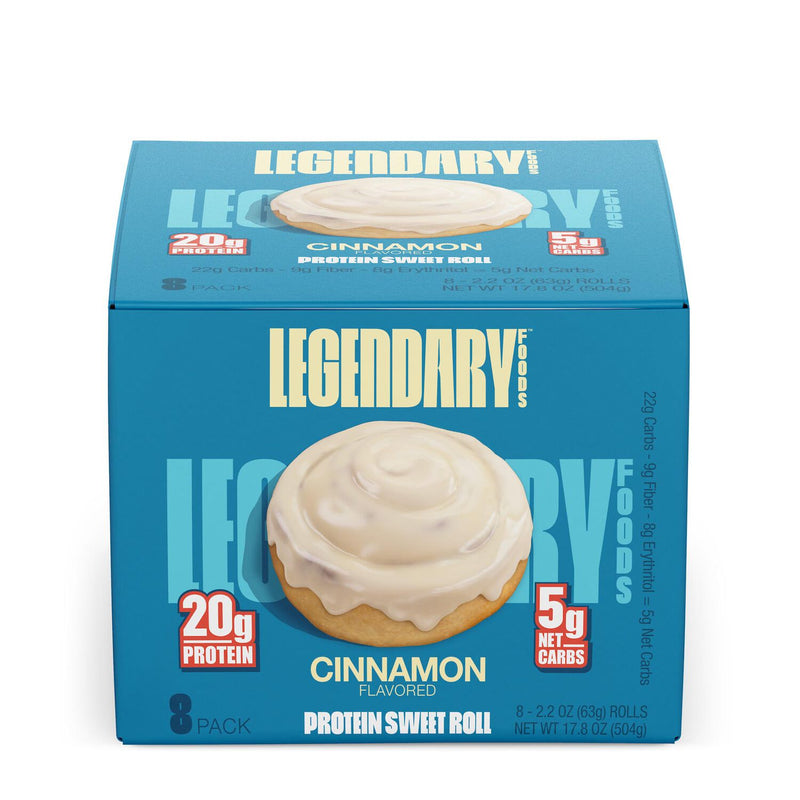 Legendary Foods Sweet Roll Pack of 8 / Cinnamon
