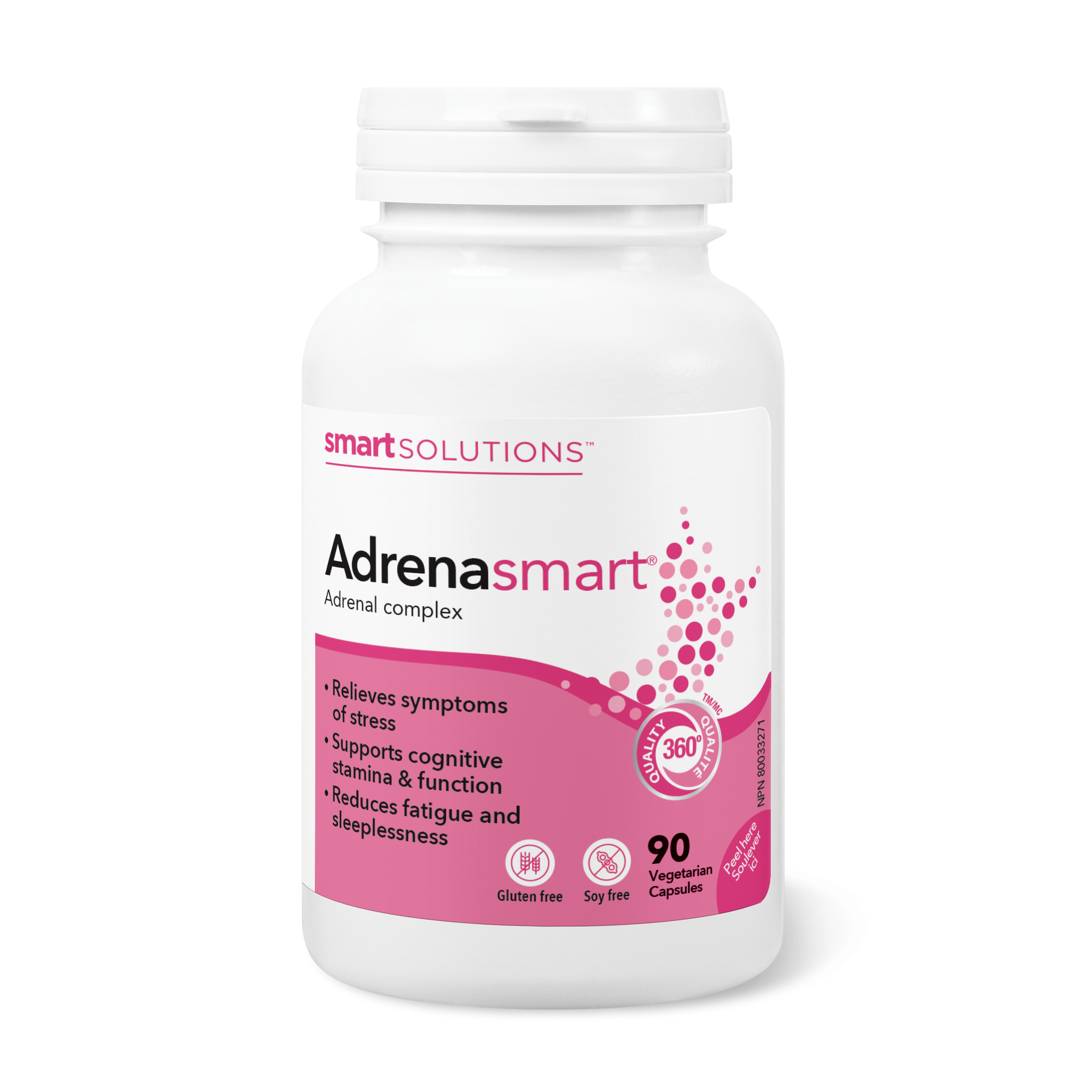 Smart Solutions Adrenasmart - 90 capsules - - Adaptogen