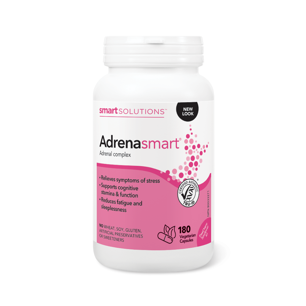 Smart Solutions Adrenasmart - 180 capsules 07 31 2025 - Adaptogen