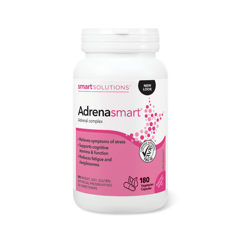Smart Solutions Adrenasmart - 180 capsules 07 31 2025 - Adaptogen