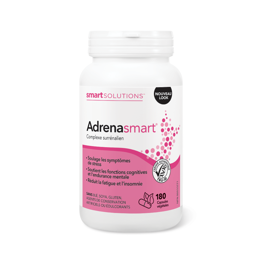 Smart Solutions Adrenasmart - 180 capsules 07 31 2025 - Adaptogen