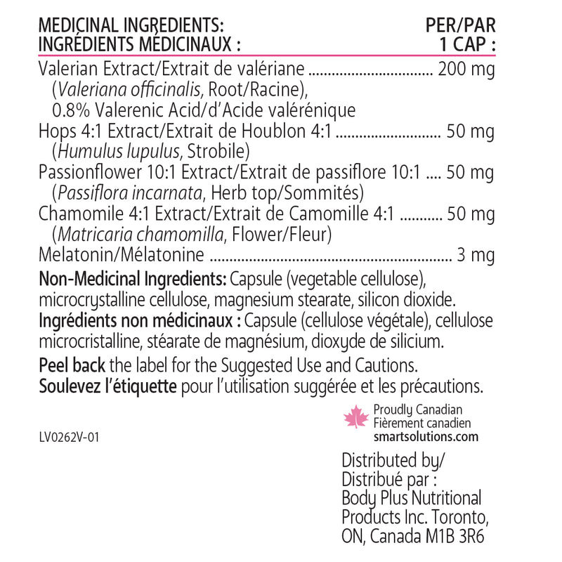 Smart Solutions SLEEPsmart - 30 capsules - Sleep Supplement