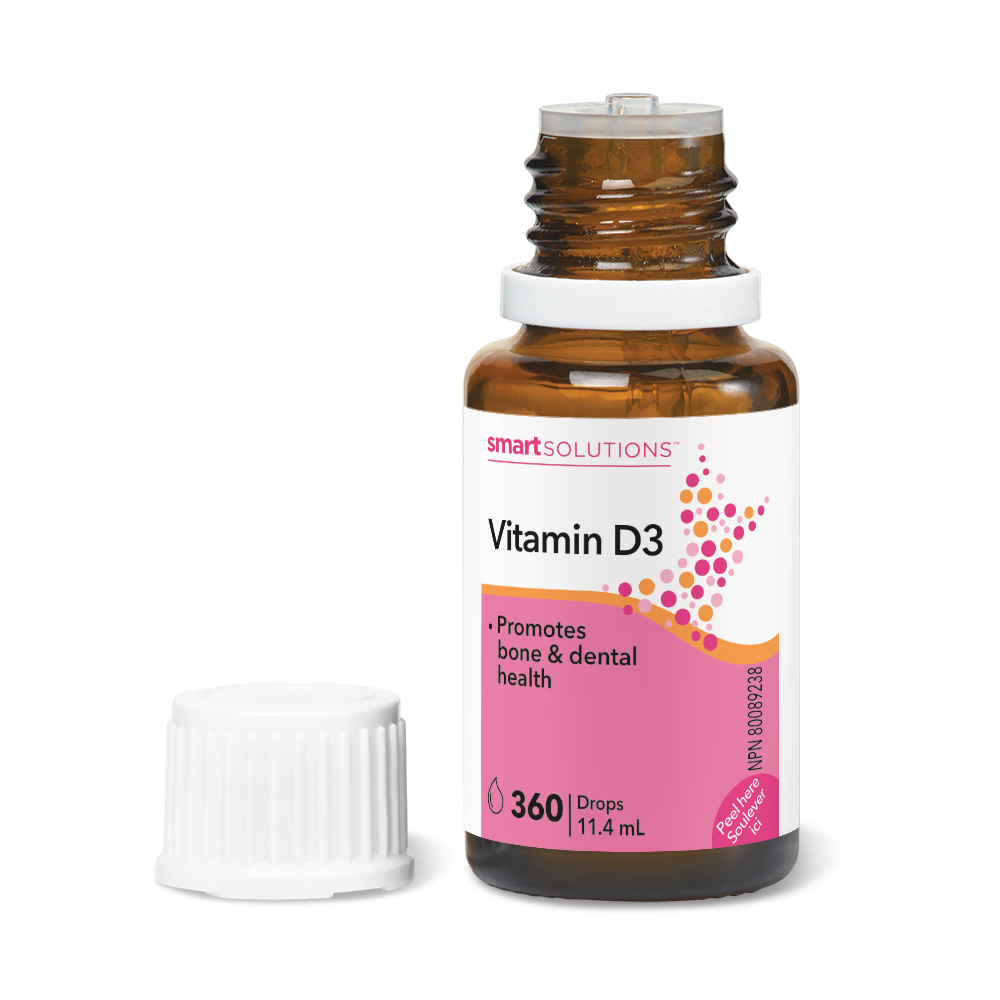 Smart Solutions Vitamin D3 Droplets - 360 drops - Vitamin D