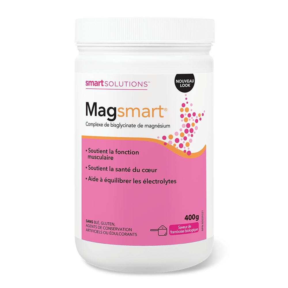 Smart Solutions MAGsmart Powder - Organic Raspberry 400g 05 31 2026 - Magnesium