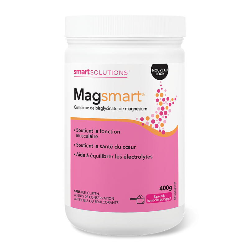 Smart Solutions MAGsmart Powder - Organic Raspberry 400g 05 31 2026 - Magnesium