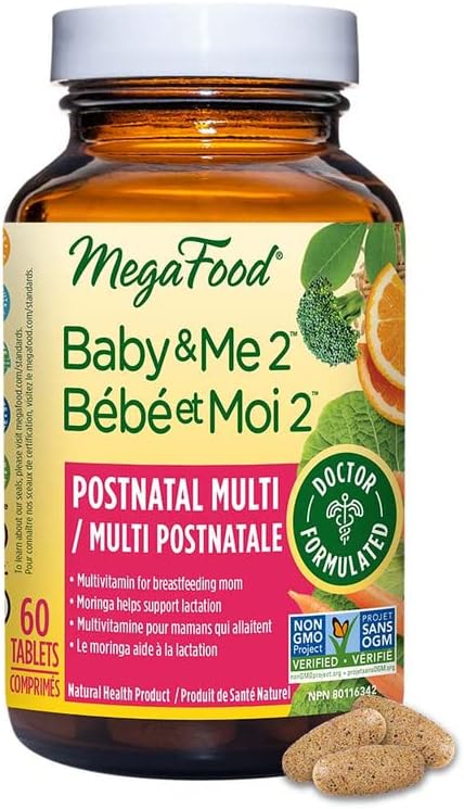 Megafood Baby and Me 2 Postnatal Multi 60 tabs