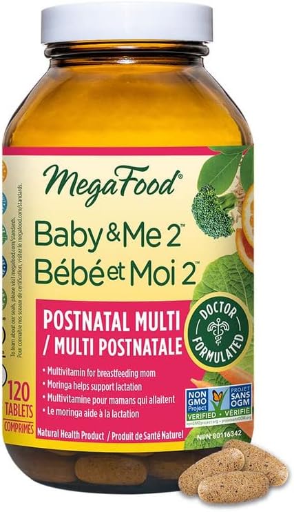 Megafood Baby and Me 2 Postnatal Multi 120 tabs