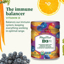 MegaFood Vitamin D3 Wellness (1000 IU) - 70 gummies Mixed Fruit - Vitamin D