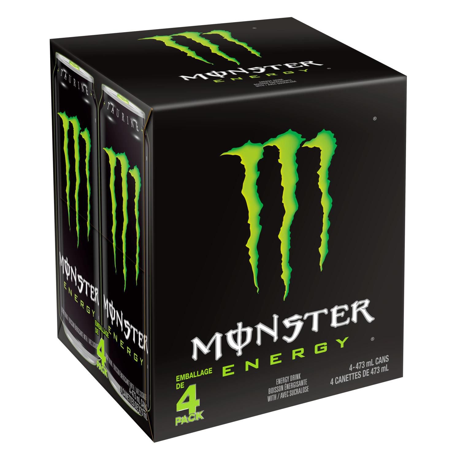 Monster Energy Can Original, Amount per serving / 6x473ml, SNS Health, Energy Drink