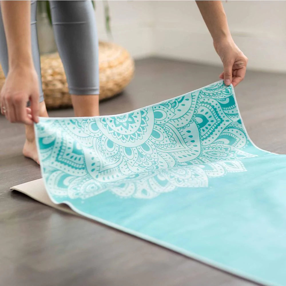 Mat Towel Core 182 cm x 61 cm / Mandala Turquoise