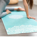 Yoga Design Lab Yoga Mat Towel - Mandala Turquoise 182 cm x 61 cm - Towel
