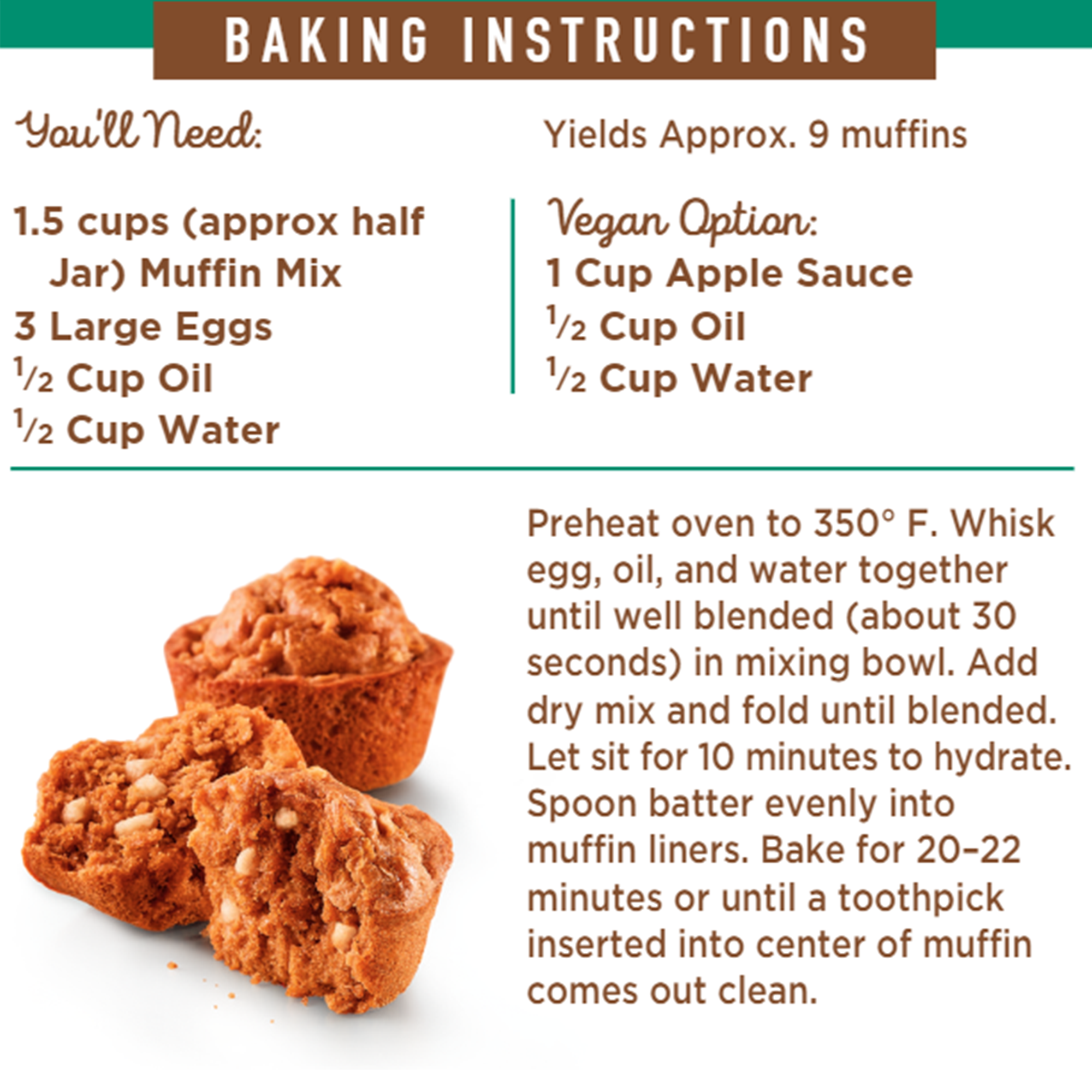 PB2 Apple Cinnamon Muffin - - Baking Mix