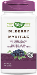 Nature's Way Bilberry - 60 vegetarian capsules - Herbals