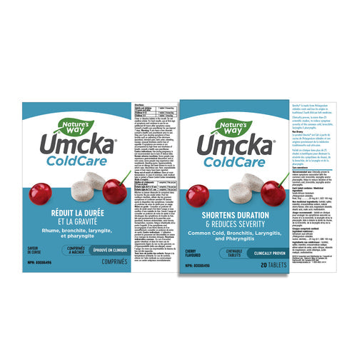 Umcka® Coldcare Chewable Tablet 20 Tabs / Cherry