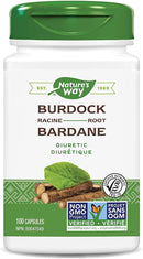 Nature's Way Burdock Root - 100 vegetarian capsules - Herbals