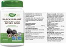 Nature's Way Black Walnut Hulls - 100 vegetarian capsules - Herbals