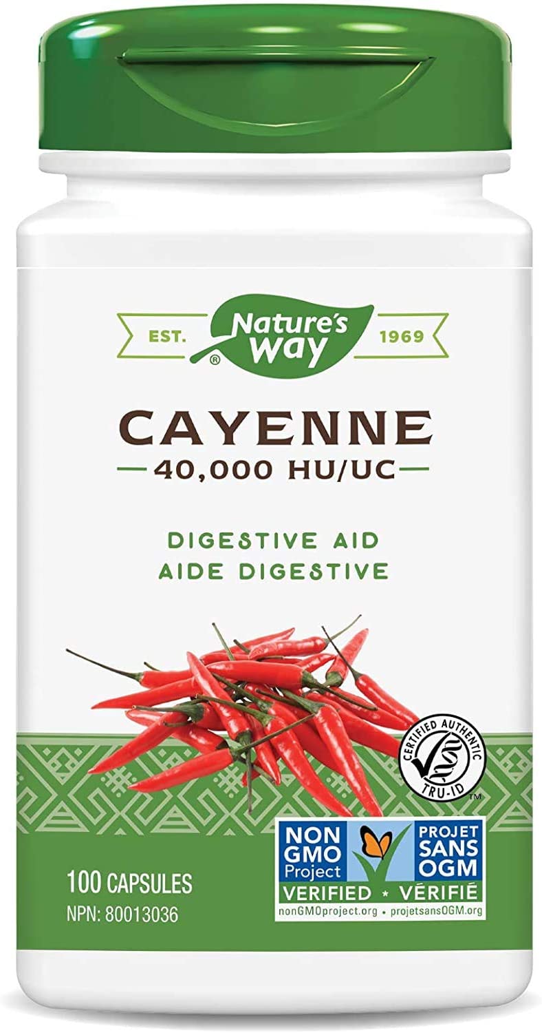 Cayenne Pepper 40,000 HU 100 Veg Caps