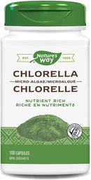 Nature's Way Chlorella - 100 vegetarian capsules - Greens