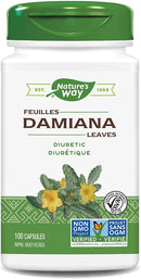 Nature's Way Damiana Leaves - 100 vegetarian capsules - Herbals
